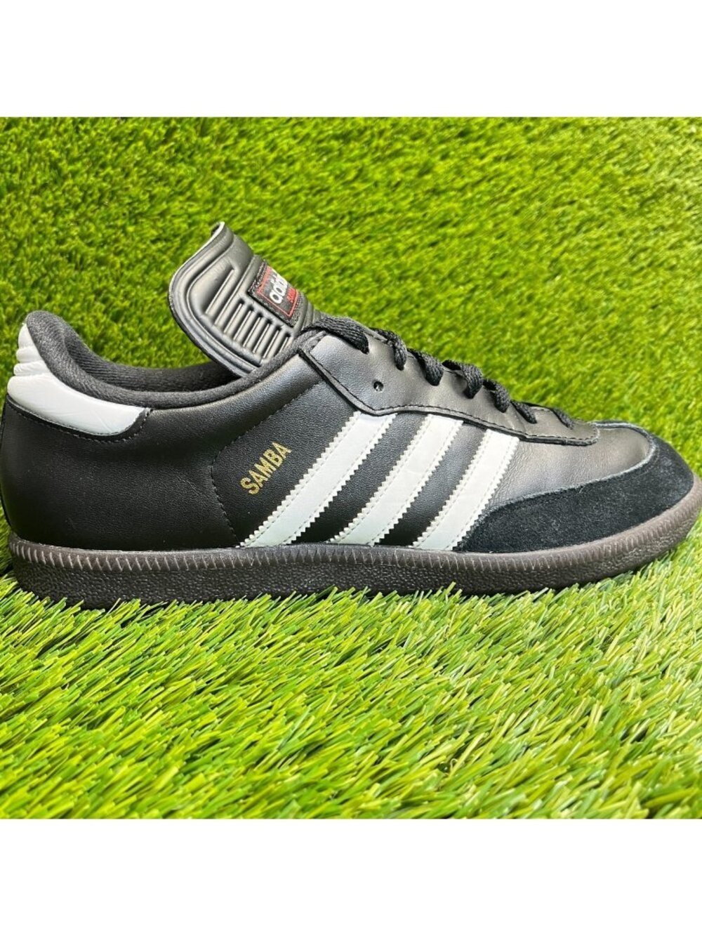 Adidas Samba Classic Mens Size 11.5 Black White Gum Athletic Shoes Sneakers